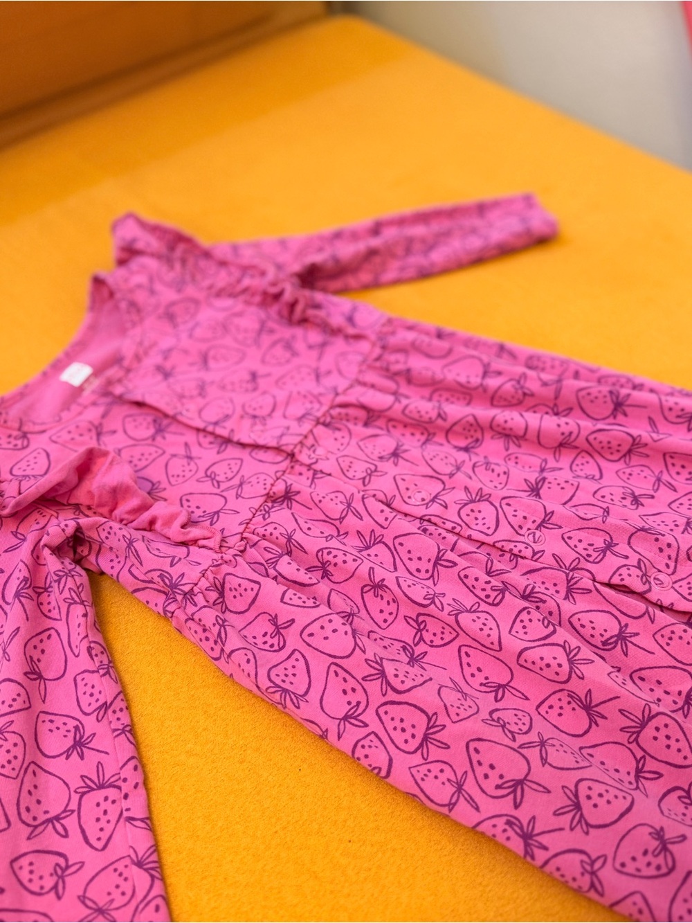 Tea Collection Snap Front Ruffle Baby Romper - Picture 3 of 5